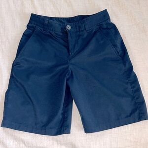 Boys Navy drifit Under Armour shorts